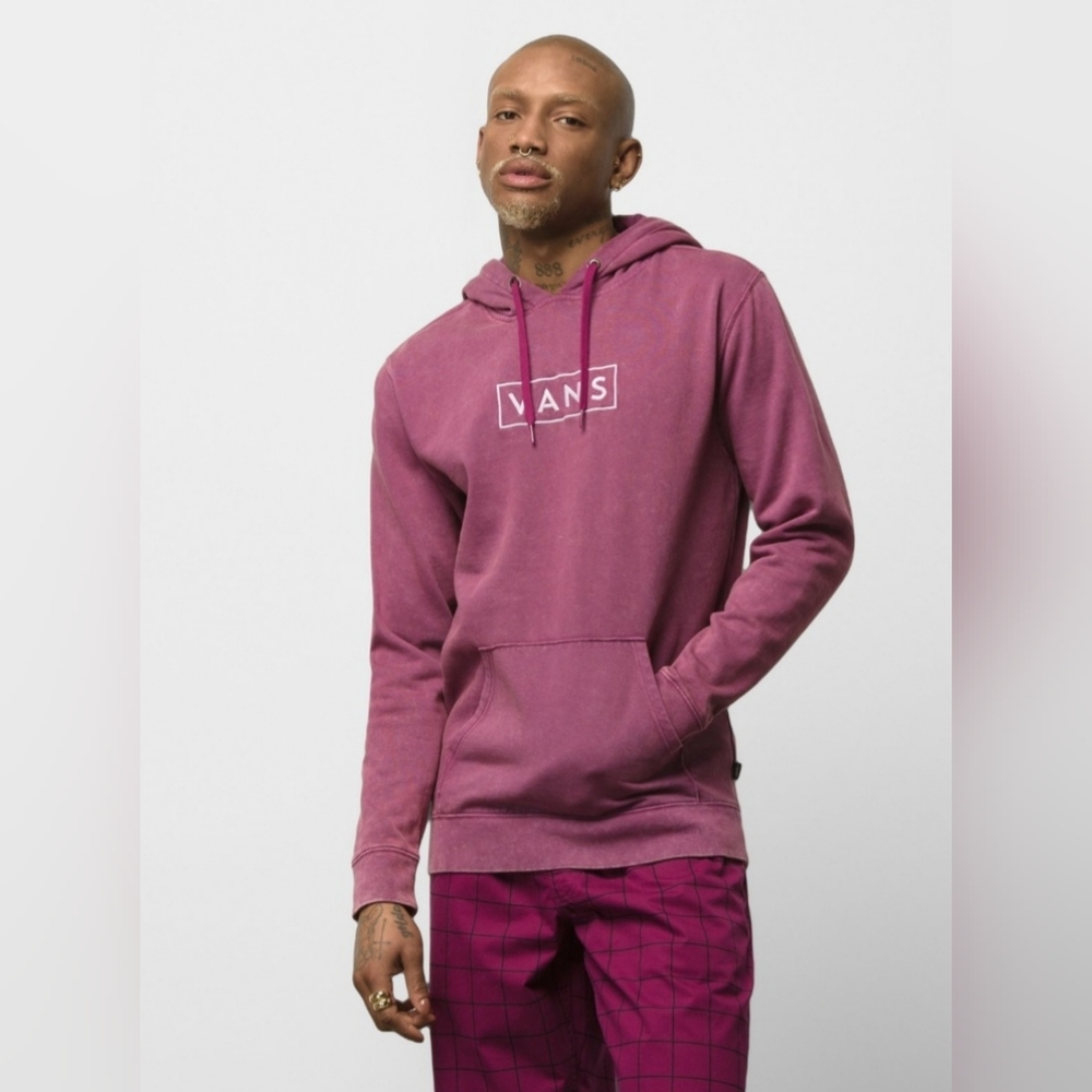 Vans Easy Box Purple Wash Pullover Hoodie *NWT* Unisex